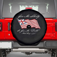 Give Me Liberty Or Give Me Death Patrick Henry Spare Tire Cover Vintage Grand Union Flag - Wonder Print Shop