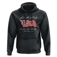 Give Me Liberty Or Give Me Death Patrick Henry Hoodie Vintage Grand Union Flag - Wonder Print Shop