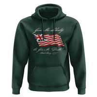 Give Me Liberty Or Give Me Death Patrick Henry Hoodie Vintage Grand Union Flag - Wonder Print Shop