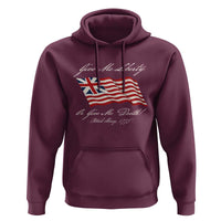 Give Me Liberty Or Give Me Death Patrick Henry Hoodie Vintage Grand Union Flag - Wonder Print Shop