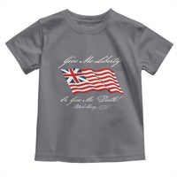 Give Me Liberty Or Give Me Death Patrick Henry Toddler T Shirt Vintage Grand Union Flag - Wonder Print Shop