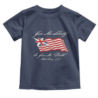 Give Me Liberty Or Give Me Death Patrick Henry Toddler T Shirt Vintage Grand Union Flag - Wonder Print Shop
