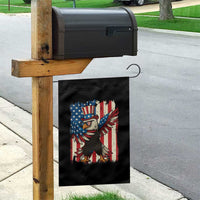 Funny Patriotic Dabbing American Flag Bald Eagle 4th Of July Garden Flag - Wonder Print Shop