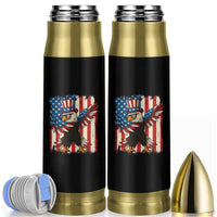 Funny Patriotic Dabbing American Flag Bald Eagle 4th Of July Bullet Tumbler - Wonder Print Shop