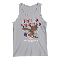United We Stand Proud To Be An American Since 1776 Tank Top Patriotic USA Flag Eagle - Wonder Print Shop