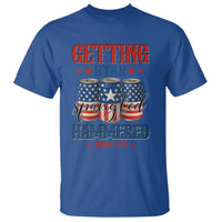 Funny Getting Star Spangled Hammered Since 1776 T Shirt 4th of July Beers American Flag - Wonder Print Shop