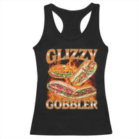 Funny Glizzy Gobbler Racerback Tank Top Glizzy Hot Dog Meme Hilarious