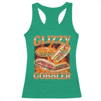 Funny Glizzy Gobbler Racerback Tank Top Glizzy Hot Dog Meme Hilarious
