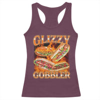 Funny Glizzy Gobbler Racerback Tank Top Glizzy Hot Dog Meme Hilarious