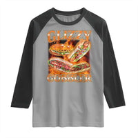 Funny Glizzy Gobbler Raglan Shirt Glizzy Hot Dog Meme Hilarious