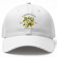 Italian Summer Limoncello Lemon Liqueur Amalfi Italy Baseball Cap
