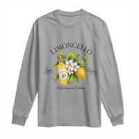 Italian Summer Limoncello Lemon Liqueur Amalfi Italy Long Sleeve Shirt