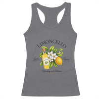Italian Summer Limoncello Lemon Liqueur Amalfi Italy Racerback Tank Top
