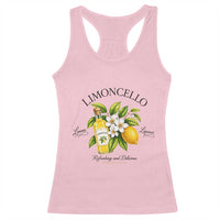 Italian Summer Limoncello Lemon Liqueur Amalfi Italy Racerback Tank Top