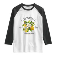 Italian Summer Limoncello Lemon Liqueur Amalfi Italy Raglan Shirt