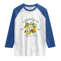 Italian Summer Limoncello Lemon Liqueur Amalfi Italy Raglan Shirt