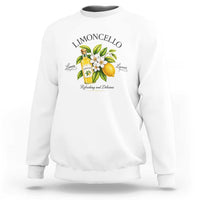 Italian Summer Limoncello Lemon Liqueur Amalfi Italy Sweatshirt