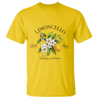 Italian Summer Limoncello Lemon Liqueur Amalfi Italy T Shirt
