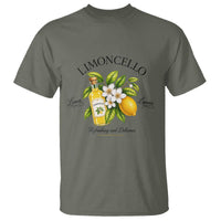 Italian Summer Limoncello Lemon Liqueur Amalfi Italy T Shirt