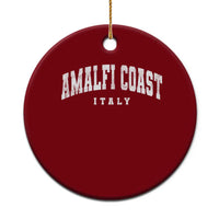 Amalfi Coast Italy Vintage Travel Souvenirs Ceramic Ornament