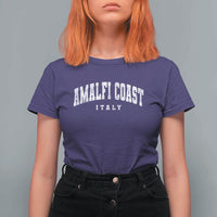 Amalfi Coast Italy Vintage Travel Souvenirs T Shirt For Women