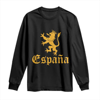 Espana Spain Lion Symbol Spanish Spaniard Pride Long Sleeve Shirt