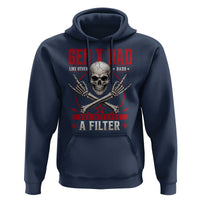 Gen X Dad Like Other Dads But Without A Filter Hoodie Funny Fathers Day