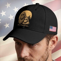 Vintage Best Dad Ever Bigfoot Papa Fathers Day Baseball Cap