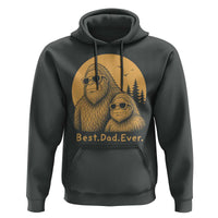 Vintage Best Dad Ever Bigfoot Papa Fathers Day Hoodie