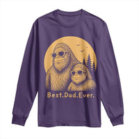Vintage Best Dad Ever Bigfoot Papa Fathers Day Long Sleeve Shirt