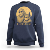 Vintage Best Dad Ever Bigfoot Papa Fathers Day Sweatshirt