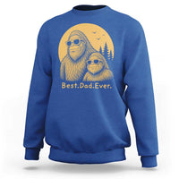 Vintage Best Dad Ever Bigfoot Papa Fathers Day Sweatshirt
