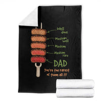 Grill Dad Throw Blanket You're The Rarest of Them All BBQ Father
