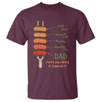 Grill Dad T Shirt You're The Rarest of Them All BBQ Father