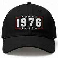 50th Birthday Baseball Cap Vintage 1976 50 Years Old Birthday Stars And Stripes