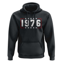 50th Birthday Hoodie Vintage 1976 50 Years Old Birthday Stars And Stripes