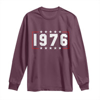 50th Birthday Long Sleeve Shirt Vintage 1976 50 Years Old Birthday Stars And Stripes