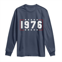 50th Birthday Long Sleeve Shirt Vintage 1976 50 Years Old Birthday Stars And Stripes