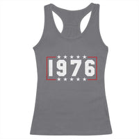 50th Birthday Racerback Tank Top Vintage 1976 50 Years Old Birthday Stars And Stripes