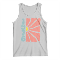 50th Birthday Tank Top Vintage 1976 Boho Flowers 50 Years Old Birthday