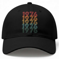 50th Birthday Baseball Cap Vintage 1976 Retro 50 Years Old Birthday