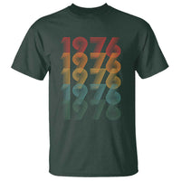 50th Birthday T Shirt Vintage 1976 Retro 50 Years Old Birthday