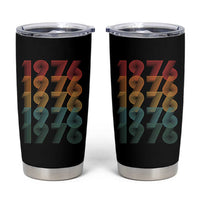 50th Birthday Tumbler Cup Vintage 1976 Retro 50 Years Old Birthday