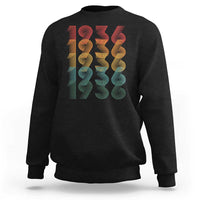 90th Birthday Sweatshirt Vintage 1936 Retro 90 Years Old Birthday