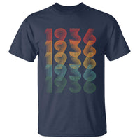 90th Birthday T Shirt Vintage 1936 Retro 90 Years Old Birthday
