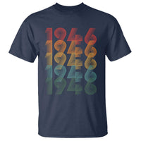 80th Birthday T Shirt Vintage 1946 Retro 80 Years Old Birthday
