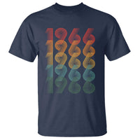 60th Birthday T Shirt Vintage 1966 Retro 60 Years Old Birthday
