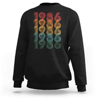 40th Birthday Sweatshirt Vintage 1986 Retro 40 Years Old Birthday