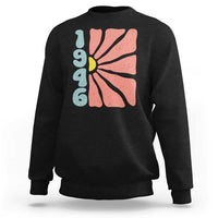 80th Birthday Sweatshirt Vintage 1946 Boho Flowers 80 Years Old Birthday