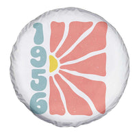 70th Birthday Spare Tire Cover Vintage 1956 Boho Flowers 70 Years Old Birthday